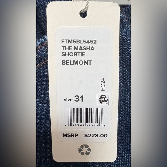 Favorite Daughter The Masha Shortie Belmont Jeans Size 31 NWT - Picture 8 of 12